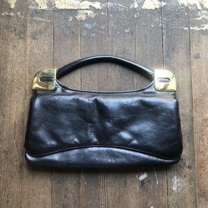 Vintage leather handbag